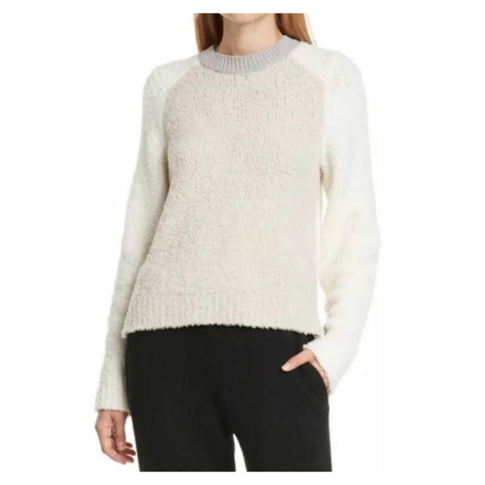 NEW RAG & BONE Colorblock Wool Blend Sweater